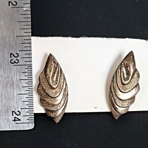 Vintage Sterling Silver Earrings - Post Style - About 1.25" Long